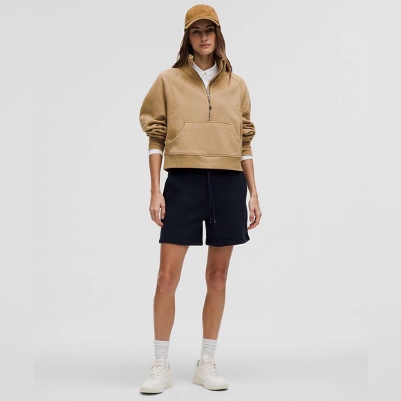 Lululemon Scuba Oversized Funnel-Neck Half Zip Filbert Tan - Picture 4 of 7